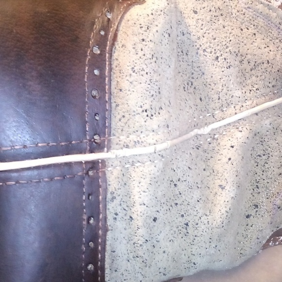 Justin Gypsy Floral Brown Leather Square Soft Toe Cowgirl Western Boots -Size 9B - Picture 4 of 15